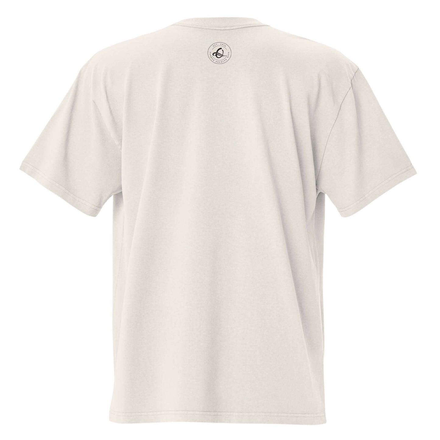 Camiseta oversize con efecto desgastado