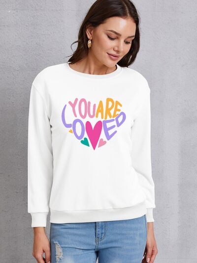 Graphic YOU ARE LOVED Sweatshirt