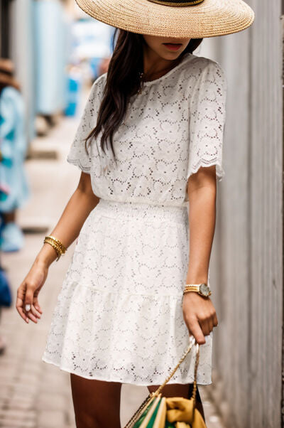 Vestido- Short Sleeve Dress