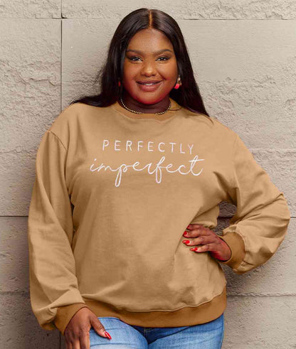 Simply Graphic Round Neck Sweatshirt