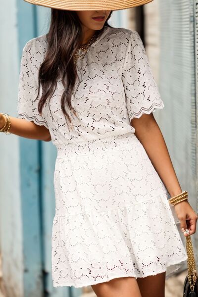 Vestido- Short Sleeve Dress