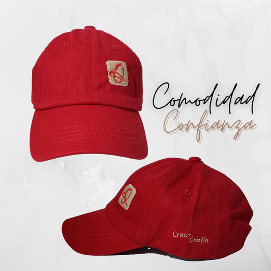 Creo+ Confío - Gorra roja