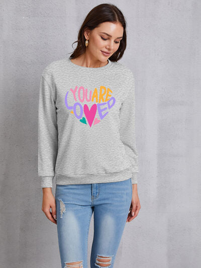 Graphic YOU ARE LOVED Sweatshirt