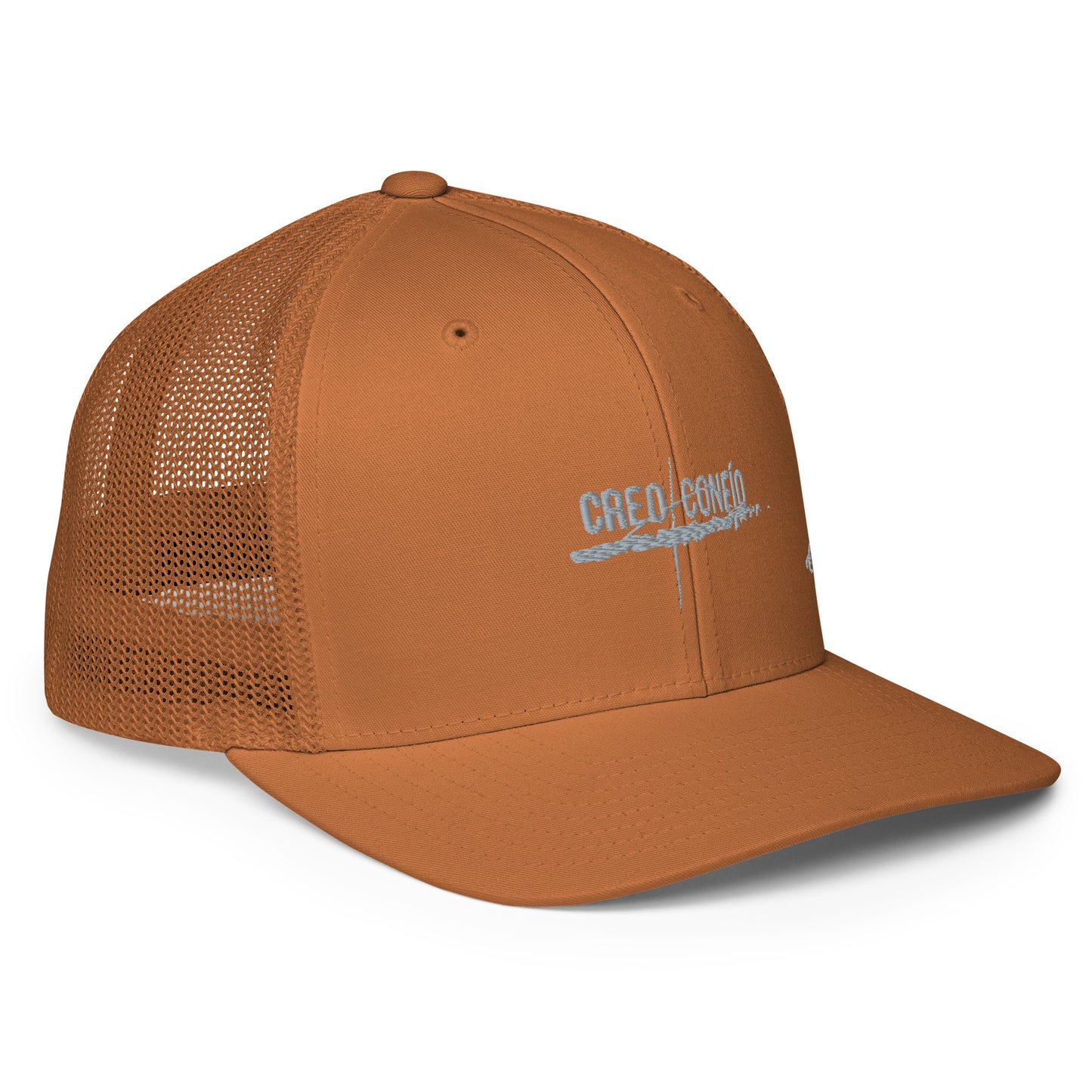 Creo + Confío Gorra trucker con malla en la parte posterior