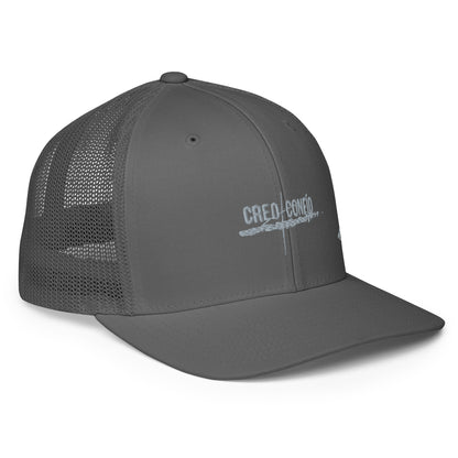 Creo + Confío Gorra trucker con malla en la parte posterior