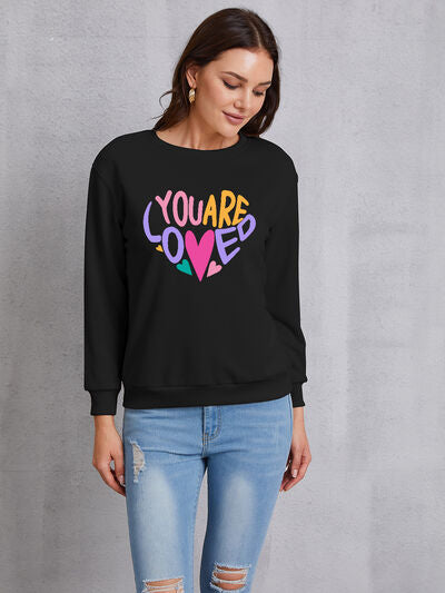 Graphic YOU ARE LOVED Sweatshirt