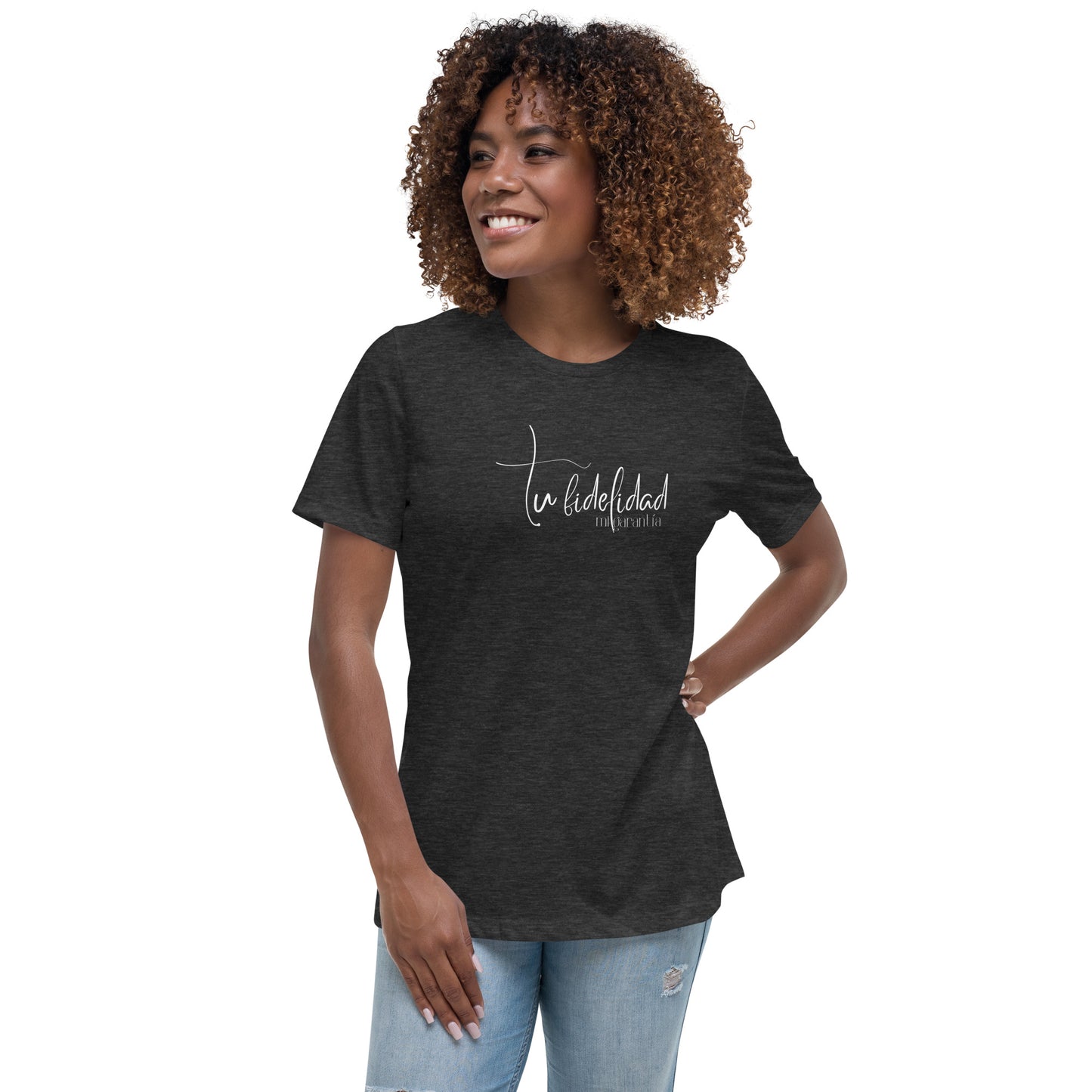 Tu Fidelidad Mi Garantía -Camiseta suelta mujer